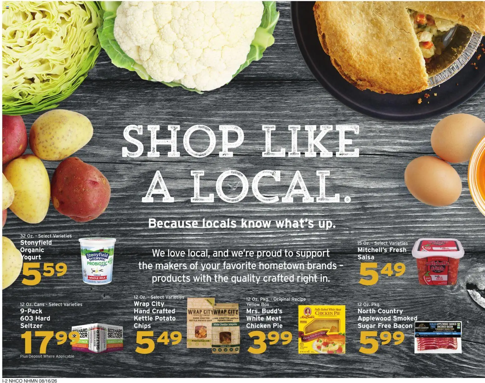 Hannaford Ad - valid from 08/16/2026 | Page: 10 | Products: Box, Meat, Chicken, Sugar