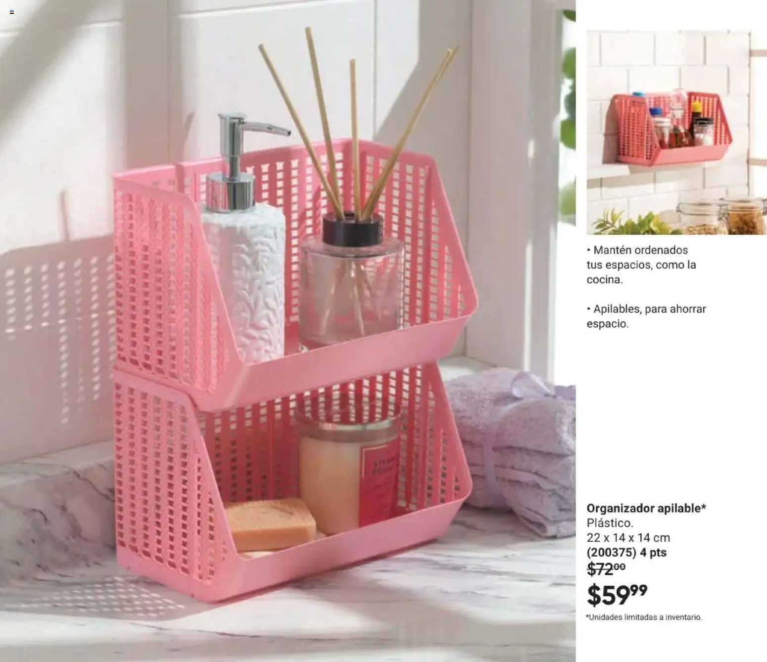 Nuevas ofertas de AVON válidas en toda la República Mexicana desde el 02/10/2026. ¡Encuentra las mejores ofertas en AVON Casa & Estilo 15 2026! | Página: 99 | Productos: Organizador