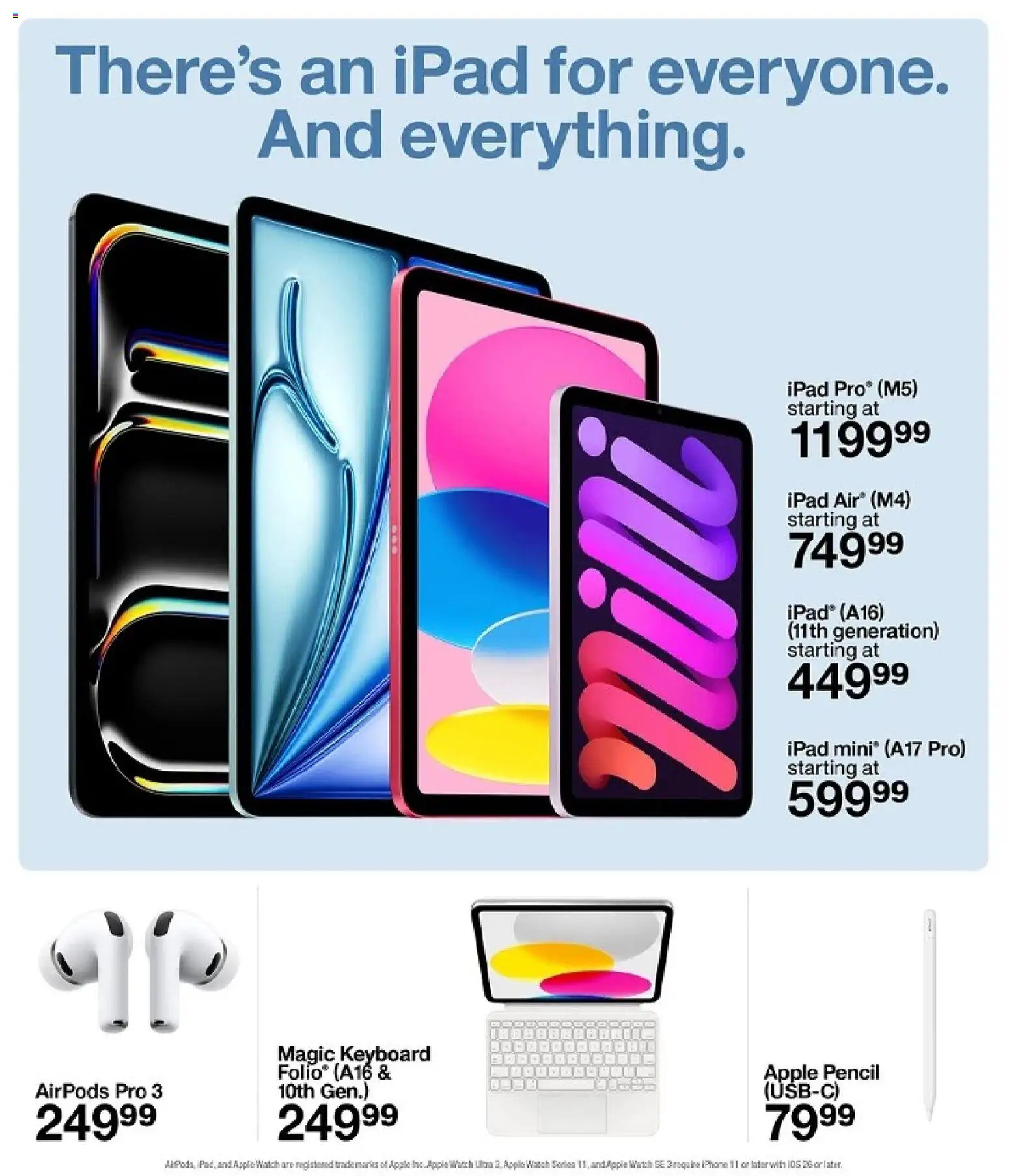 Target Weekly Ad - valid from 07/05/2026 | Page: 13 | Products: Pencil, Watch, Keyboard, Ipad