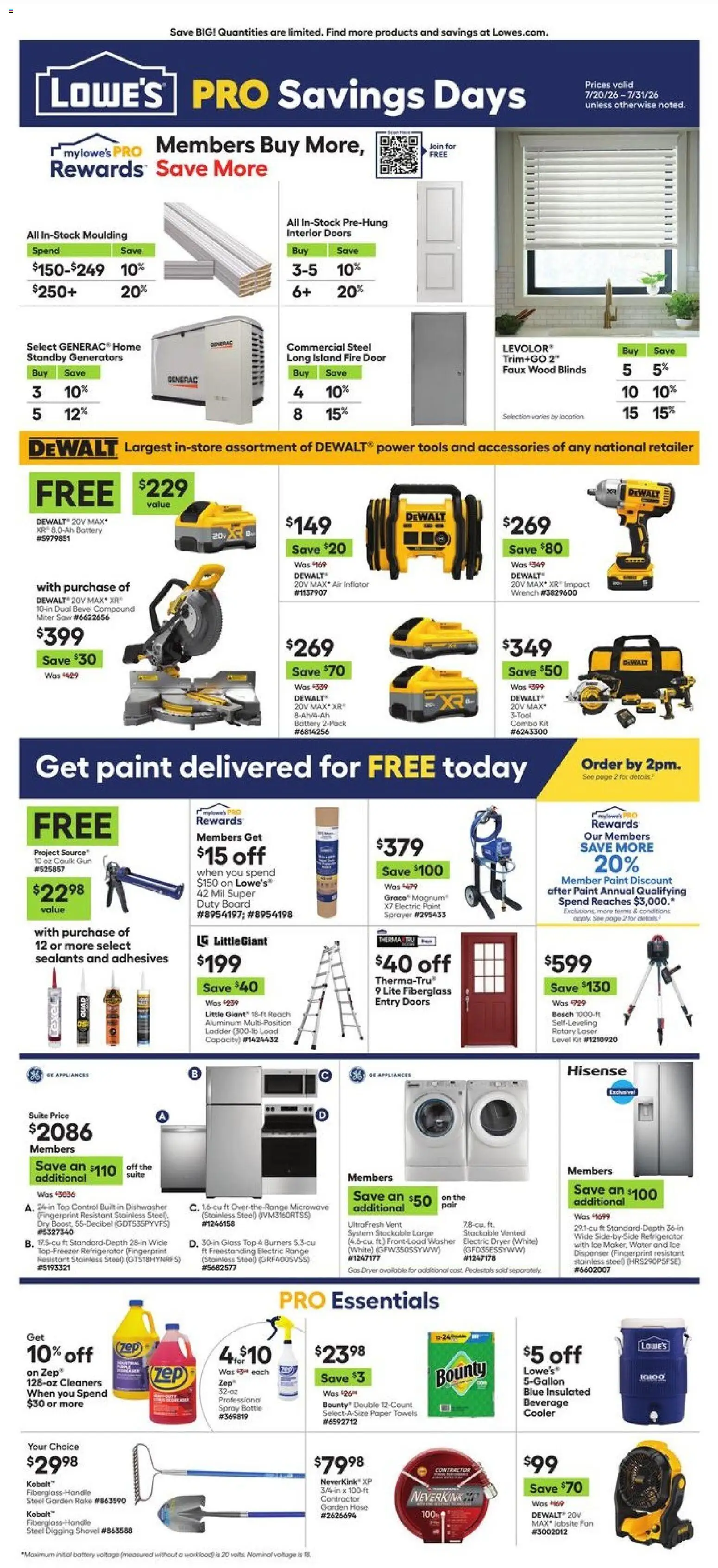 Lowe's Ad | 07/20 catalogue cover