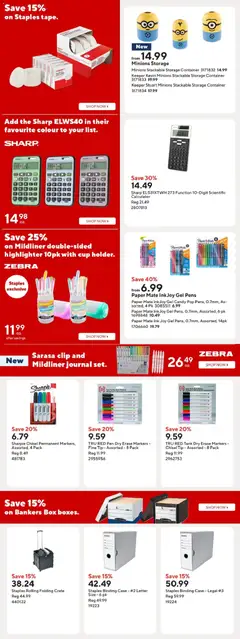 Preview of Staples weekly flyer / circulaire from shop Staples valid from Jul 17, 2026 | Page: 14