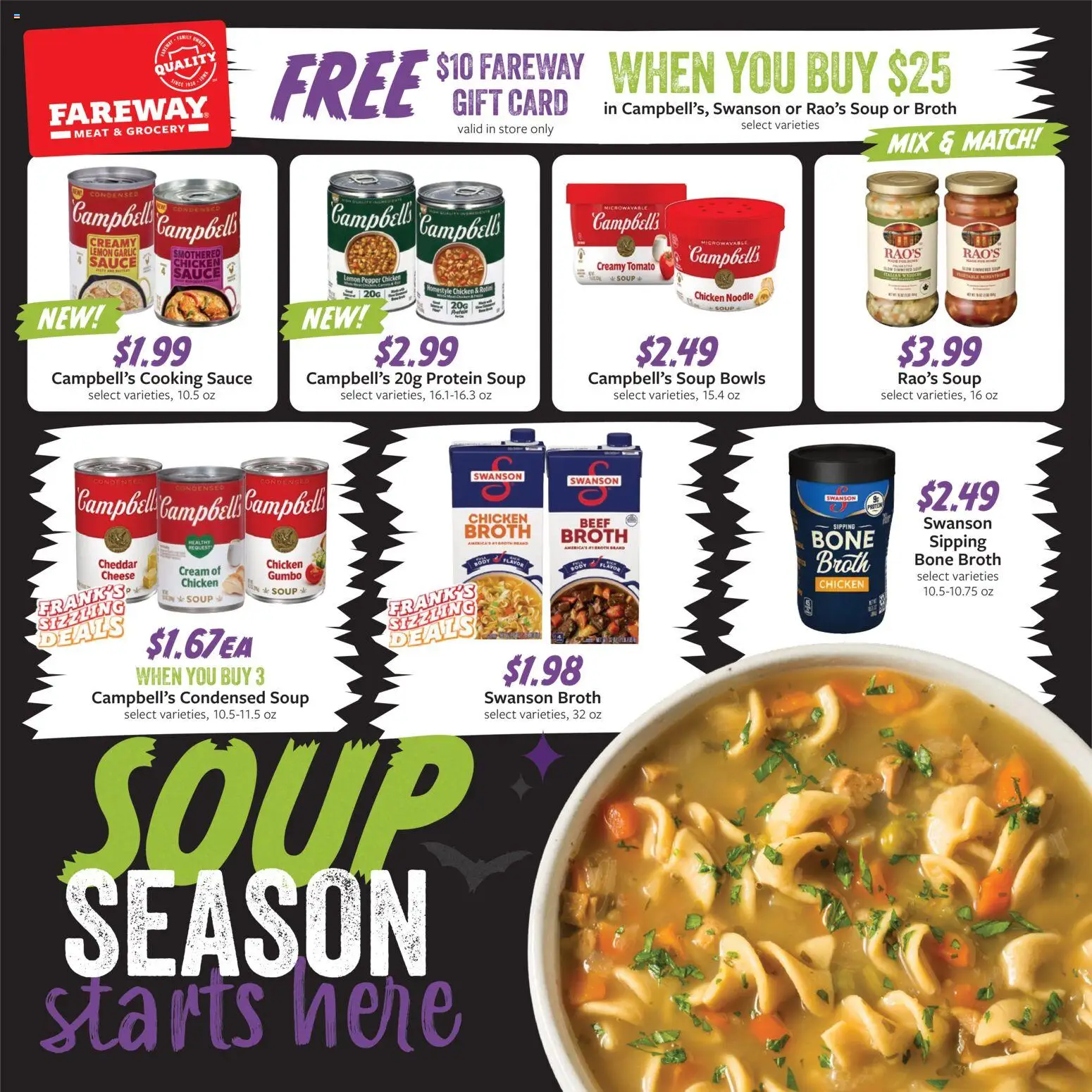 Fareway Weekly Ad - valid from 09/28/2026 | Page: 16 | Products: Meat, Cheese, Beef, Cream