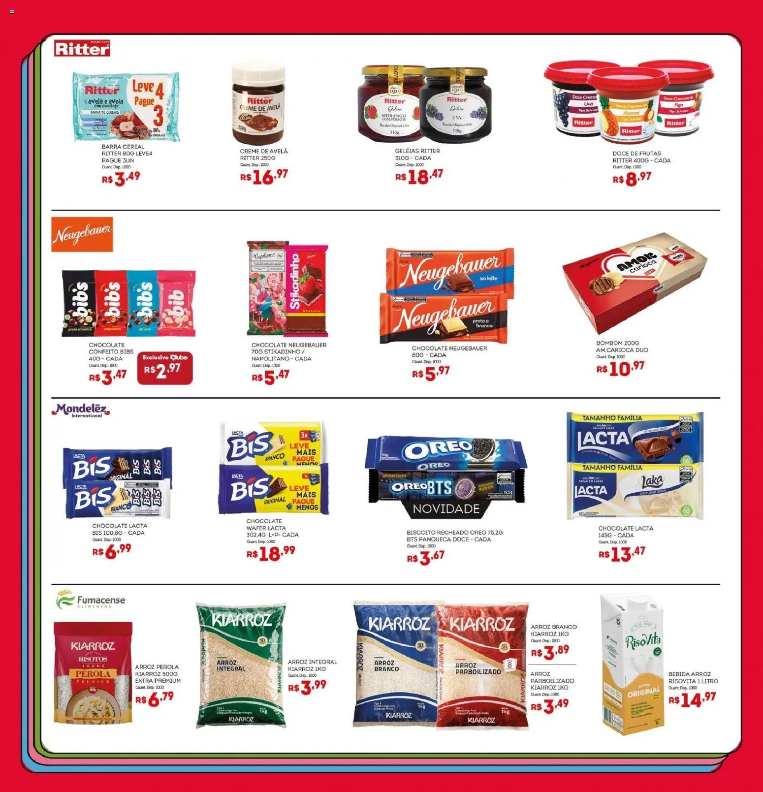 Bistek Supermercados Folheto - válido de 26/08/2026 | Página: 7 | Produtos: Arroz integral, Neugebauer, Arroz, Creme
