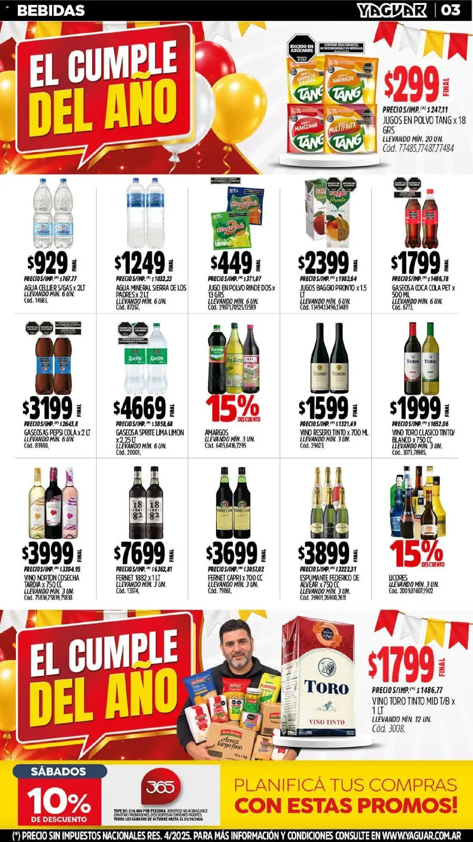 Yaguar - Oferta Semanal Mar del Plata │ válido desde el 19/10/2026 | Página: 4