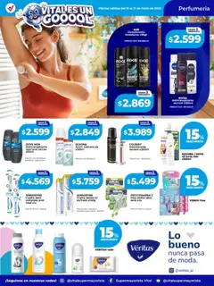 Vista previa Vital - Ofertas válido desde el 15.06.2026 | Página: 3 | Productos: Cepillo, Desodorante, Antitranspirante, Crema