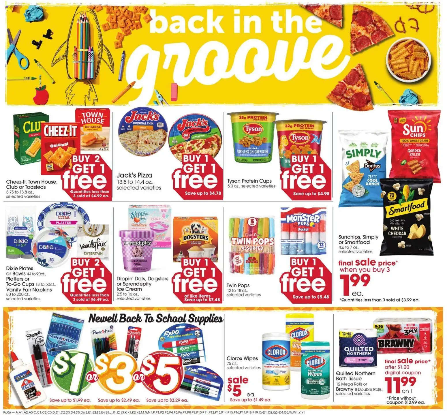 Giant Eagle Weekly Ad - valid from 07/16/2026 | Page: 6 | Products: Pen, Bath, Cream, Ice cream