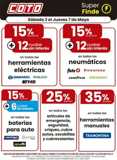 Vista previa Coto - Electro Motivo A válido desde el 02.05.2026