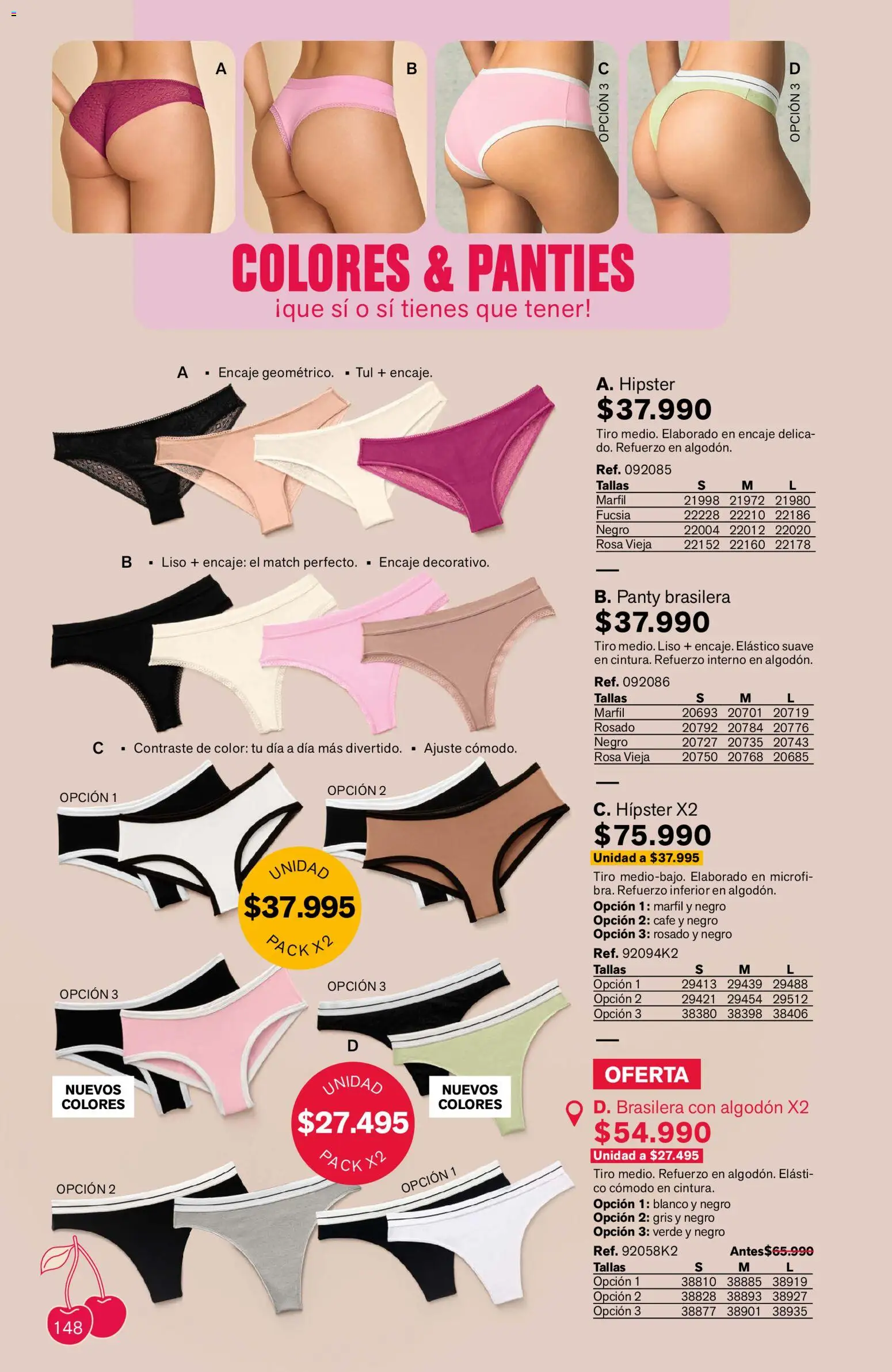 Leonisa revista - valida desde el 01/10/2026 | Página: 148 | Productos: Algodón, Café