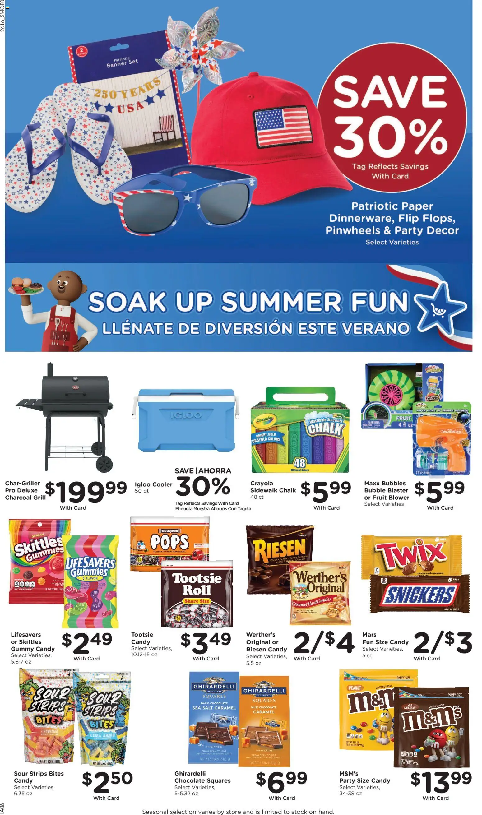 Smith's Weekly Ad - valid from 20.05.2026 | Page: 9 | Products: Milk, Candies, Salt, Grill