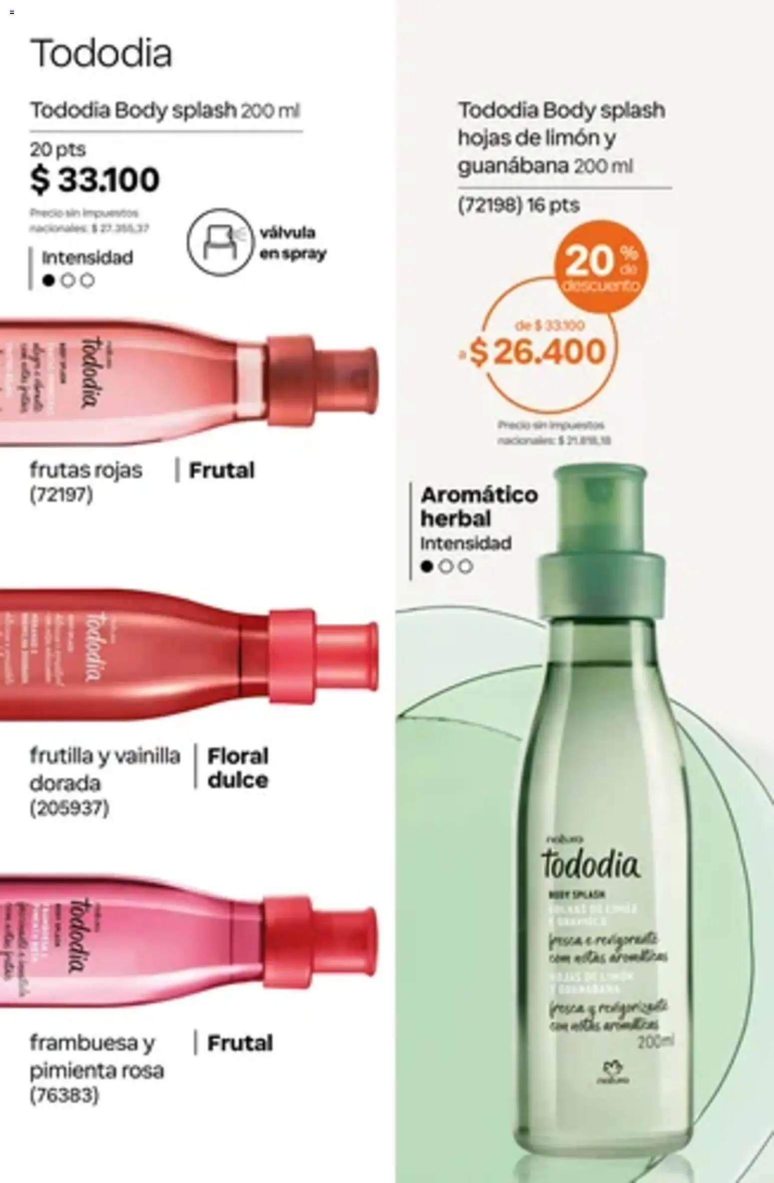 Catálogo Natura Ciclo 14 │ válido desde el 01/10/2026 | Página: 113 | Productos: Body, Vainilla, Dulce, Pimienta