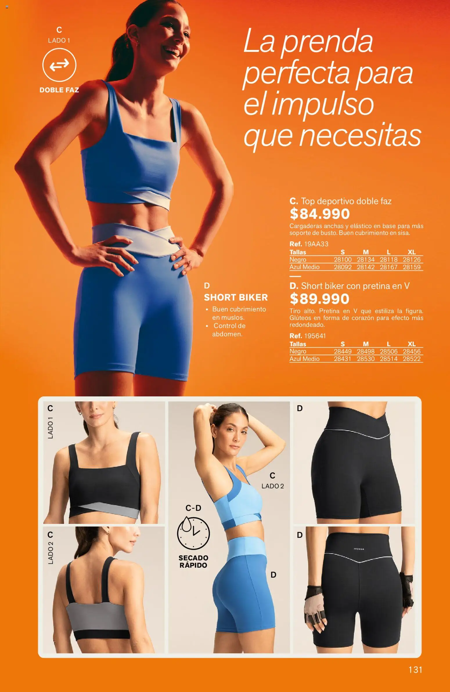 Leonisa revista - valida desde el 24/08/2026 | Página: 131 | Productos: Short, Top