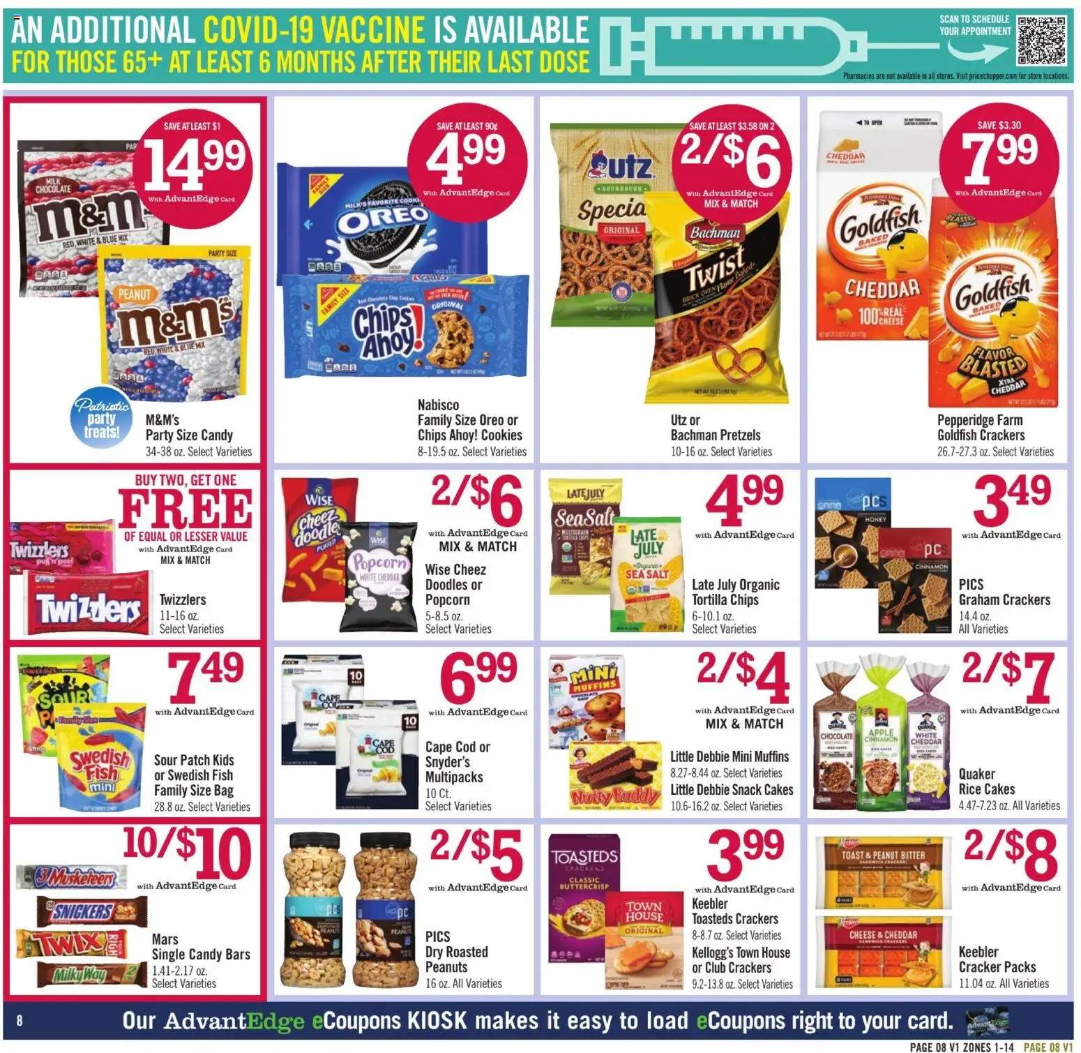 Price Chopper - Weekly Flyer - valid from 17.05.2026 | Page: 8 | Products: Chocolate, Fish, Chips, Salt