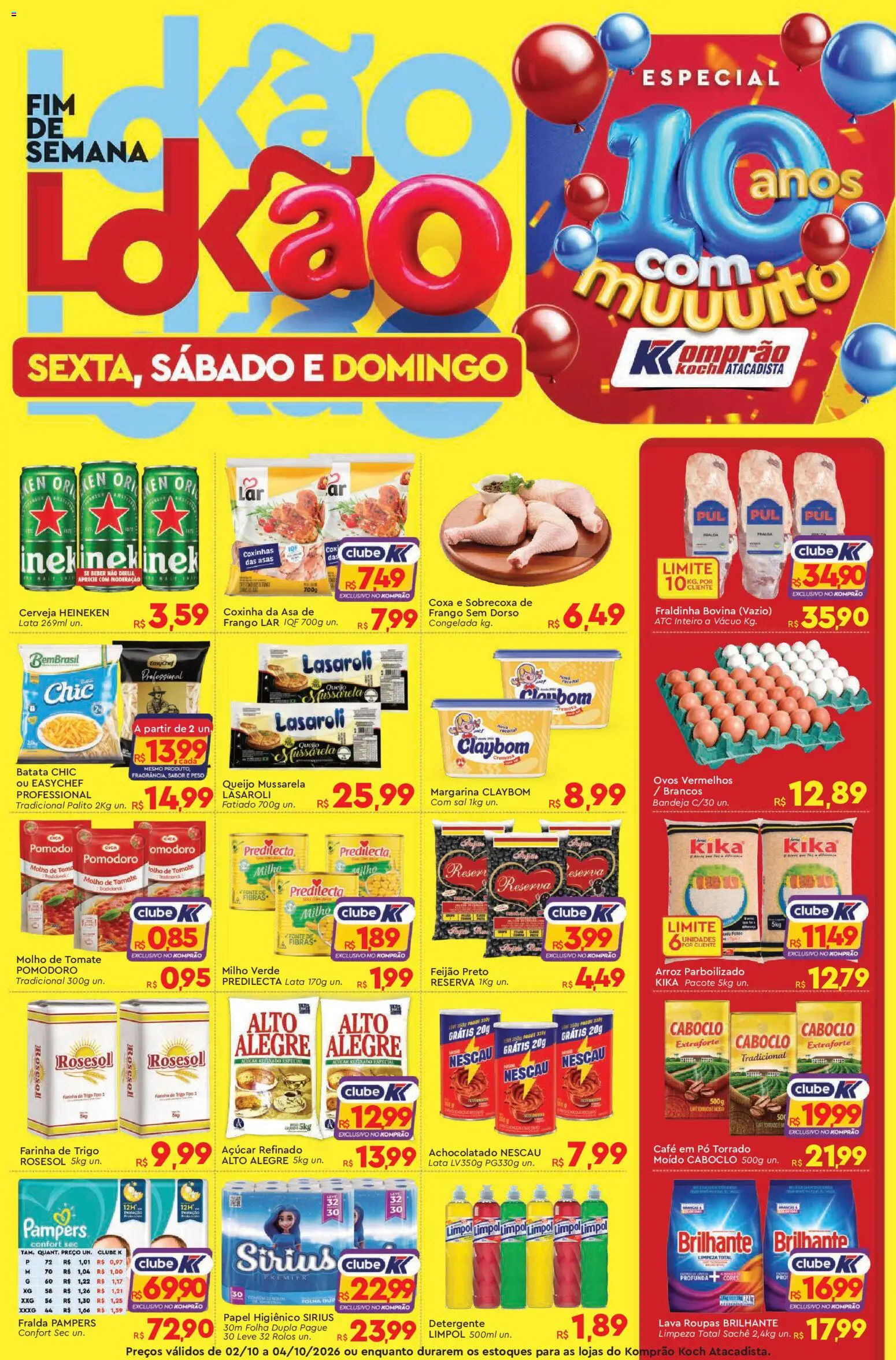 Komprao Atacadista Sexta-feira 2 Outubro