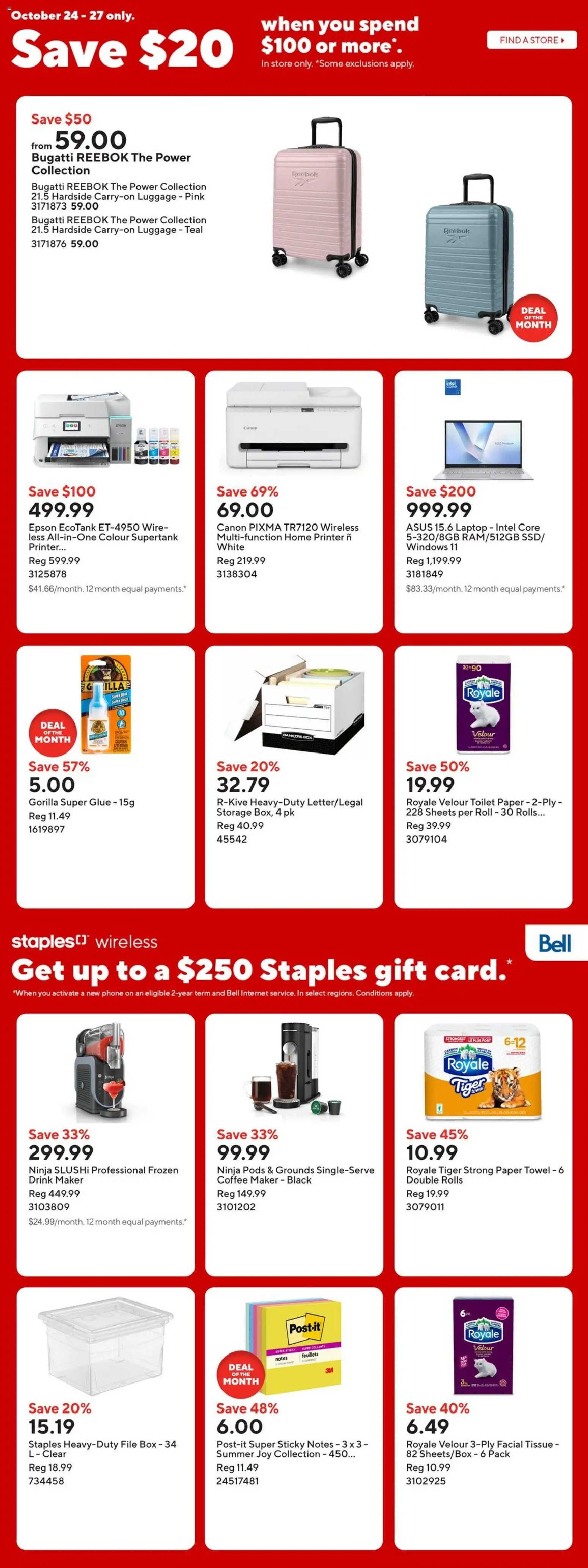 Staples flyer valid from Oct 28, 2026 | Page: 2
