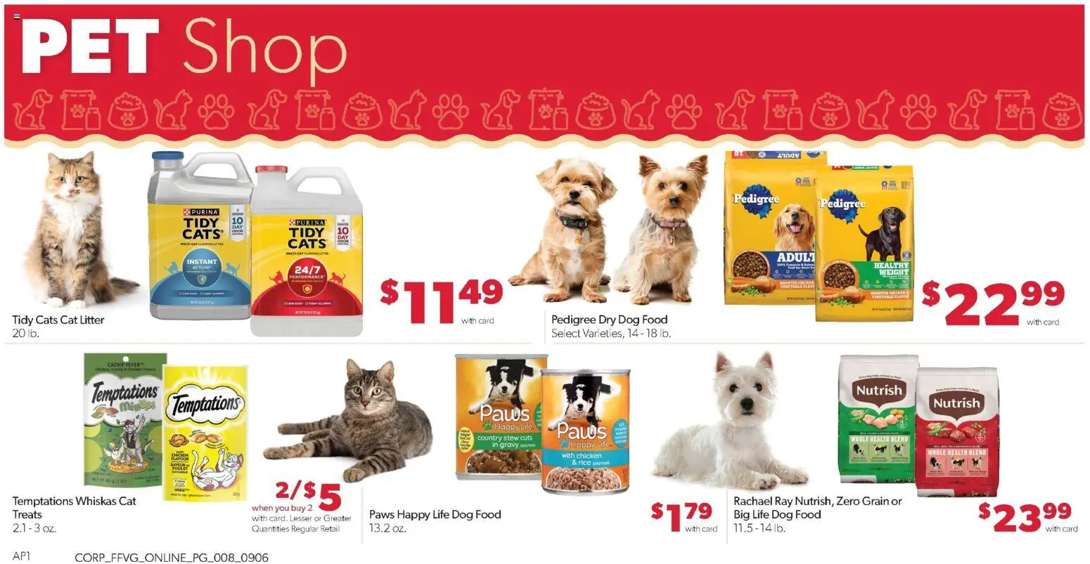 Family Fare Weekly Ad - valid from 09/06/2026 | Page: 12 | Products: Dog Food, Chicken, Rice, Weight