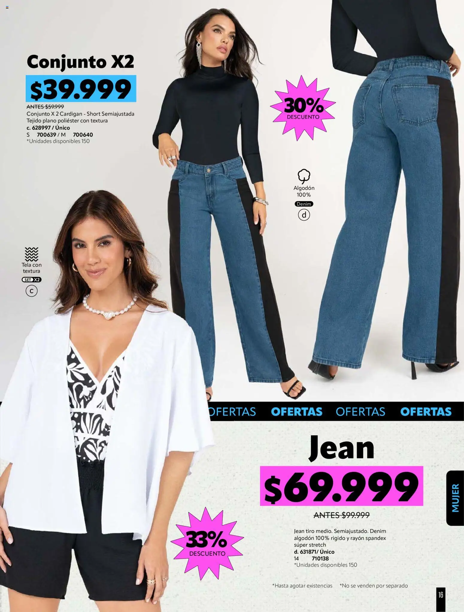 Pacifika revista - valida desde el 21/07/2026 | Página: 180 | Productos: Algodón, Jean, Short, Conjunto