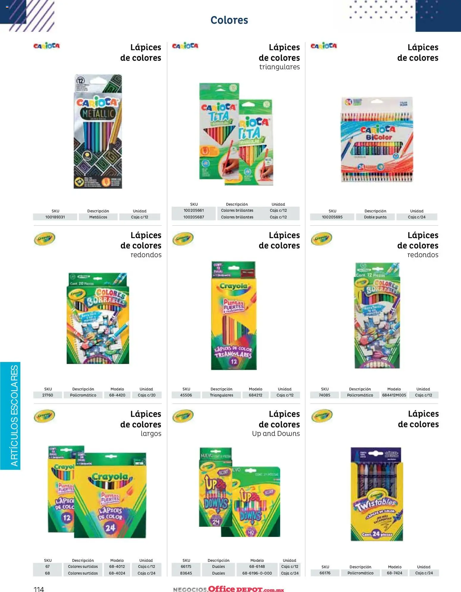 Nuevas ofertas de Office Depot válidas en toda la República Mexicana desde el 12/01/2026. ¡Encuentra las mejores ofertas en Office Depot catálogo 2026! | Página: 116 | Productos: Caja