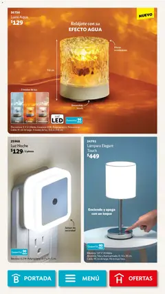 Vista previa de Betterware campaña 5 2026, nuevo folleto de la tienda, válido en México a partir del 04.05.2026 | Página: 75 | Productos: Agua, Cable, Lámpara