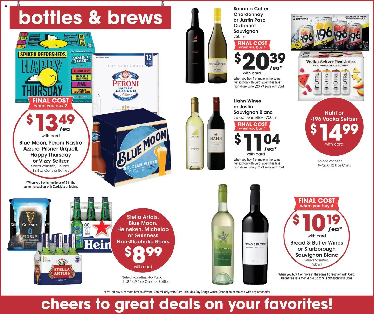 Mariano's Weekly Ad - valid from 09/09/2026 | Page: 12 | Products: Alcohol, Starfruit, Fruit, Mango