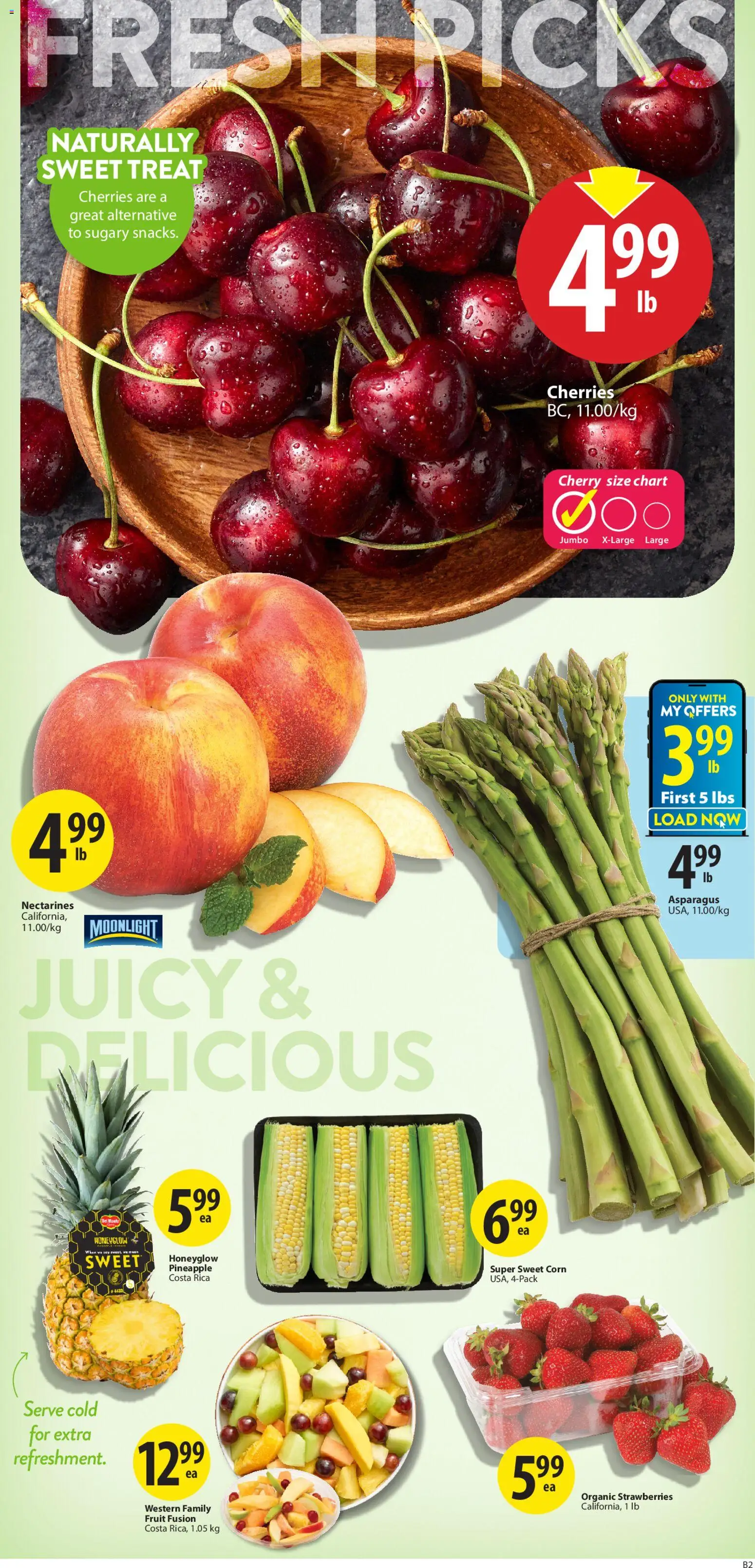 Save on foods flyer valid from Jun 25, 2026 | Page: 7 | Products: Pineapple, Strawberries