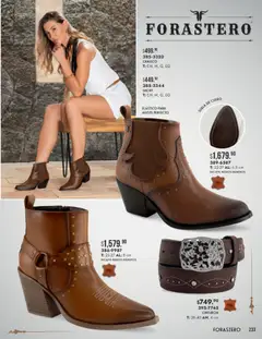 Vista previa de Andrea catálogo Verano, nuevo folleto de la tienda, válido en México a partir del 24.05.2026 | Página: 233 | Productos: Chaleco, Cinturón, Short