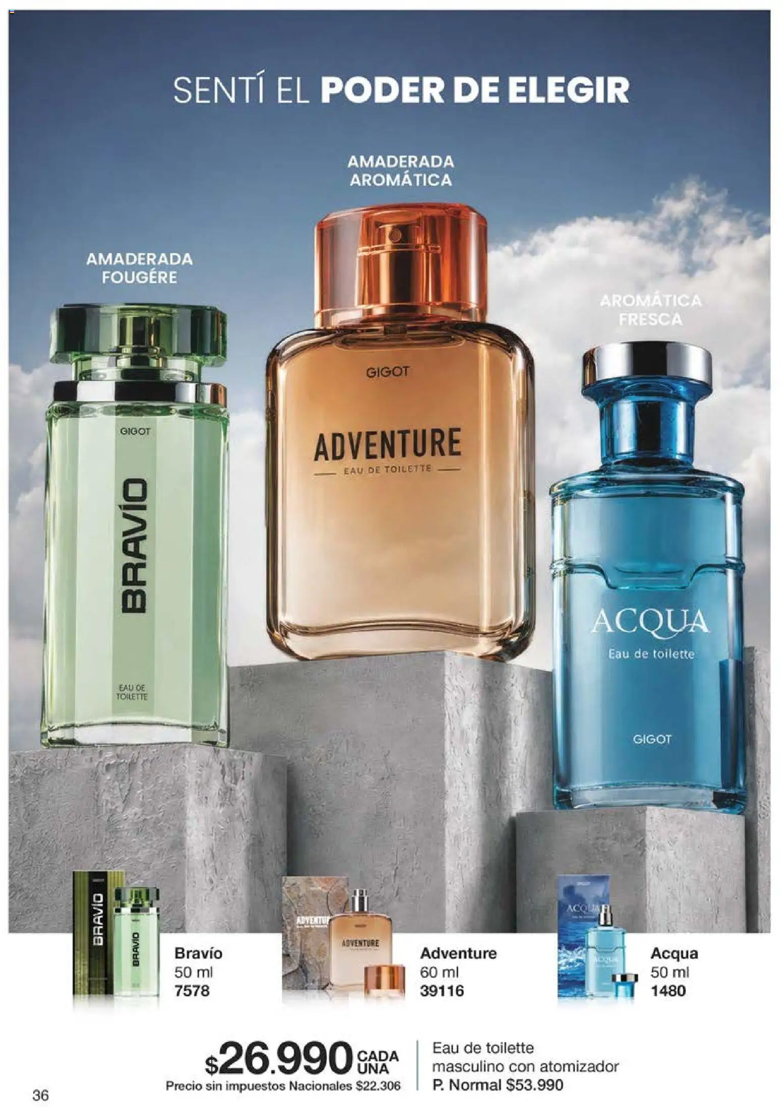 Gigot catálogo │ válido desde el 29/09/2026 | Página: 36 | Productos: Eau de toilette