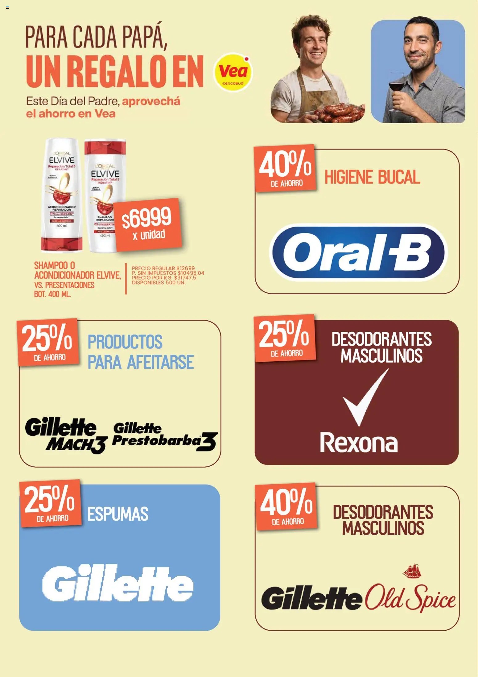 Vea - Día del Padre │ válido desde el 08.06.2026 | Página: 20 | Productos: Shampoo, Acondicionador
