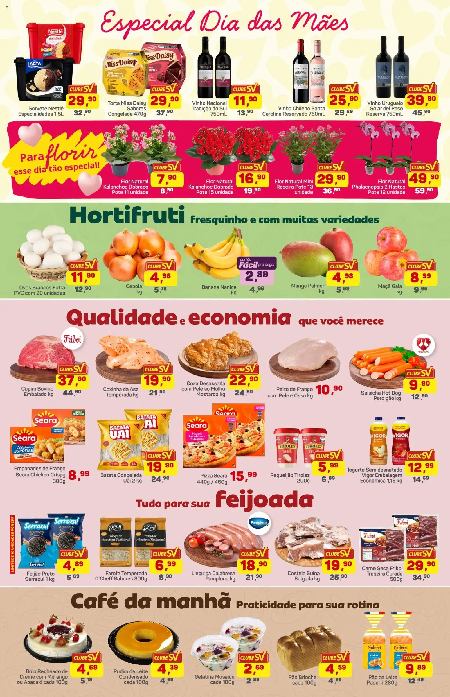 Supermercados São Vicente Folheto - válido de 08.05.2026 | Página: 2 | Produtos: Vinho, Abacaxi, Bolo, Gelatina
