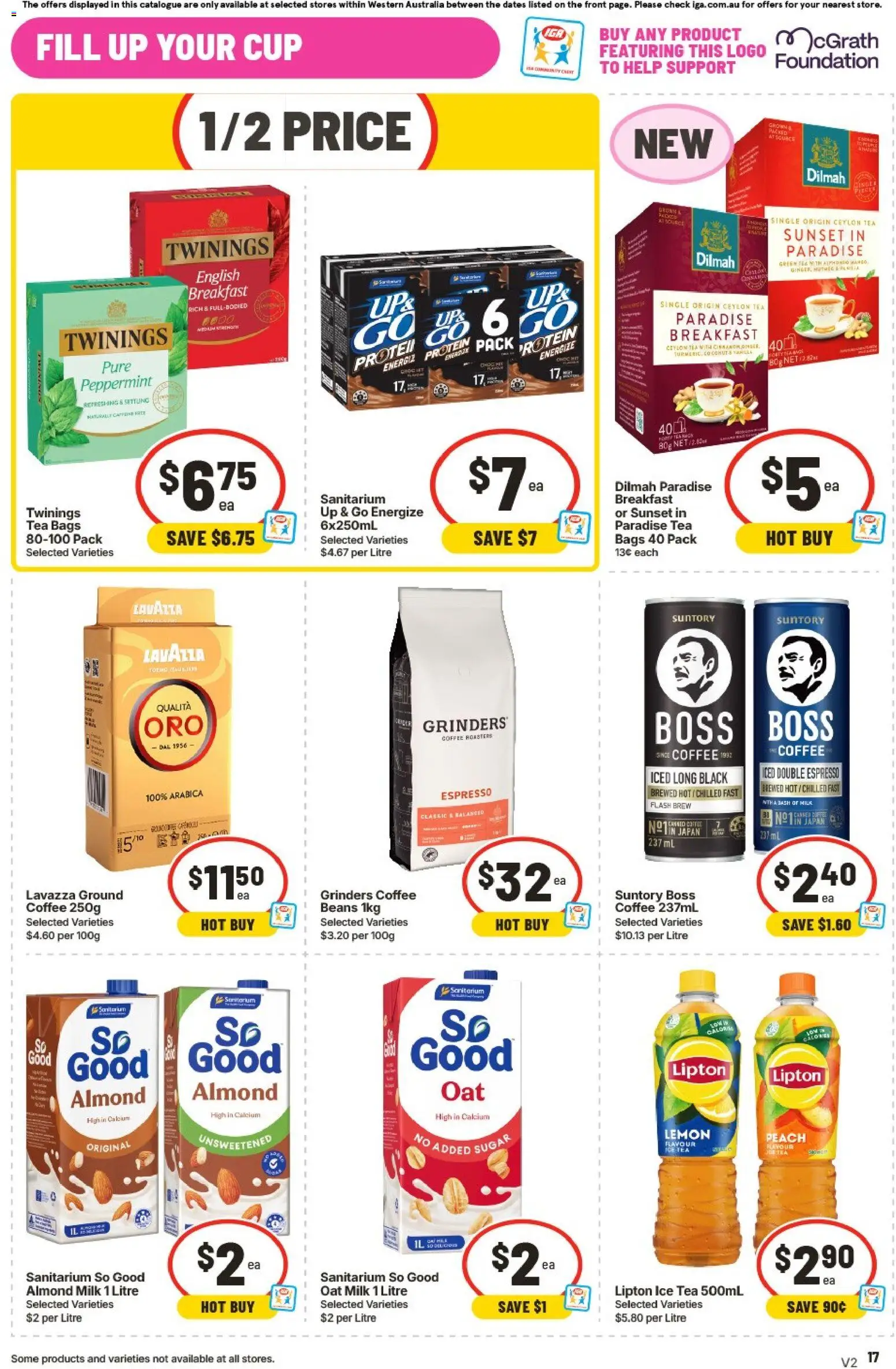 IGA catalogue - valid from 23/09/2026 | Page: 25 | Products: Protein, Sugar, Lemon, Green tea