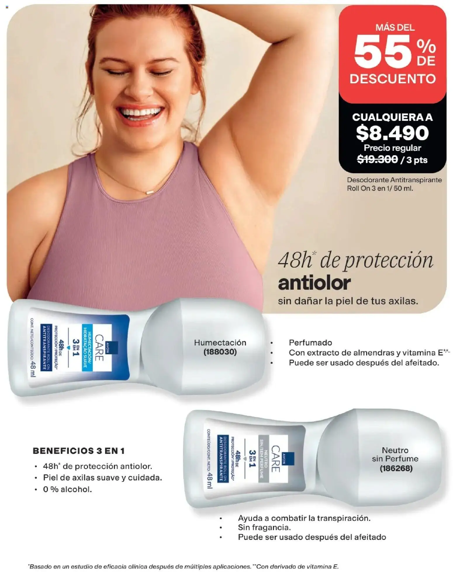 Avon revista - valida desde el 29/07/2026 | Página: 133 | Productos: Almendras, Perfume, Desodorante, Antitranspirante