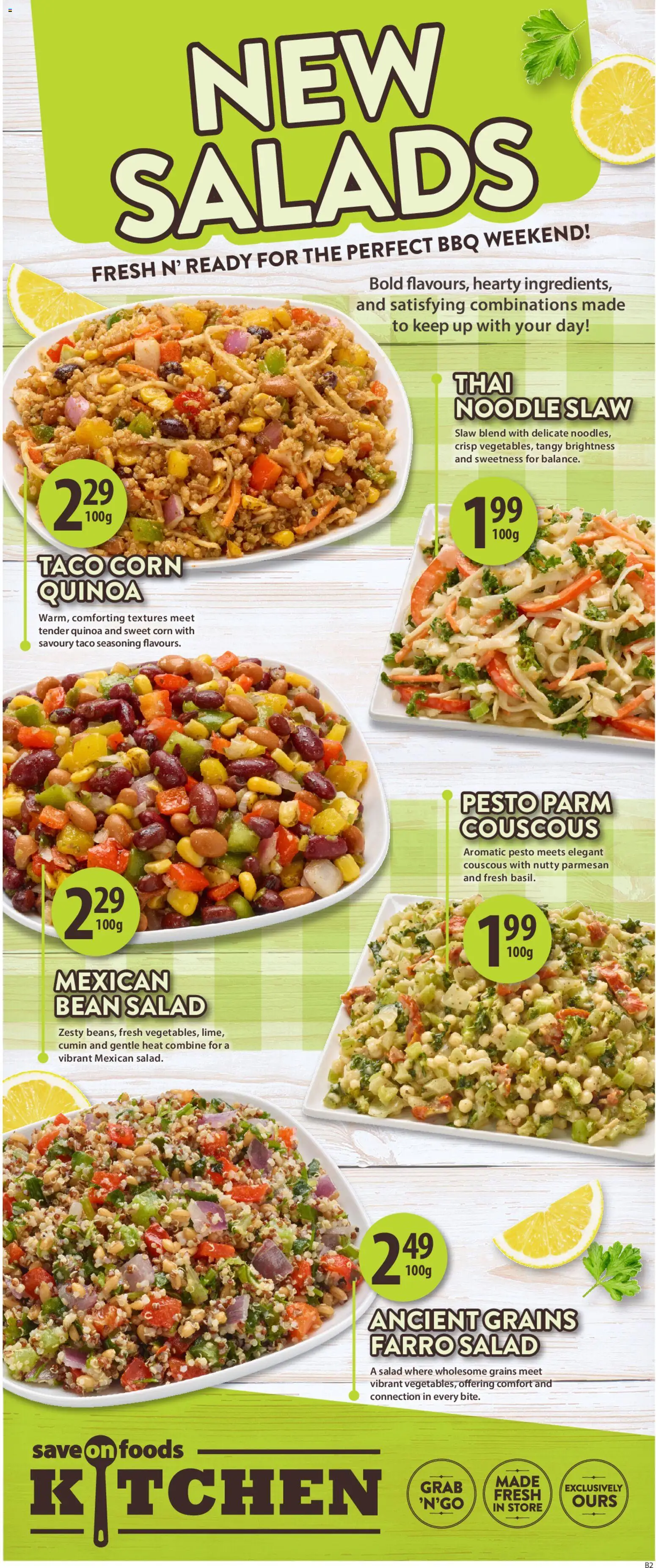 Save on foods flyer valid from 14.05.2026 | Page: 13 | Products: Salad