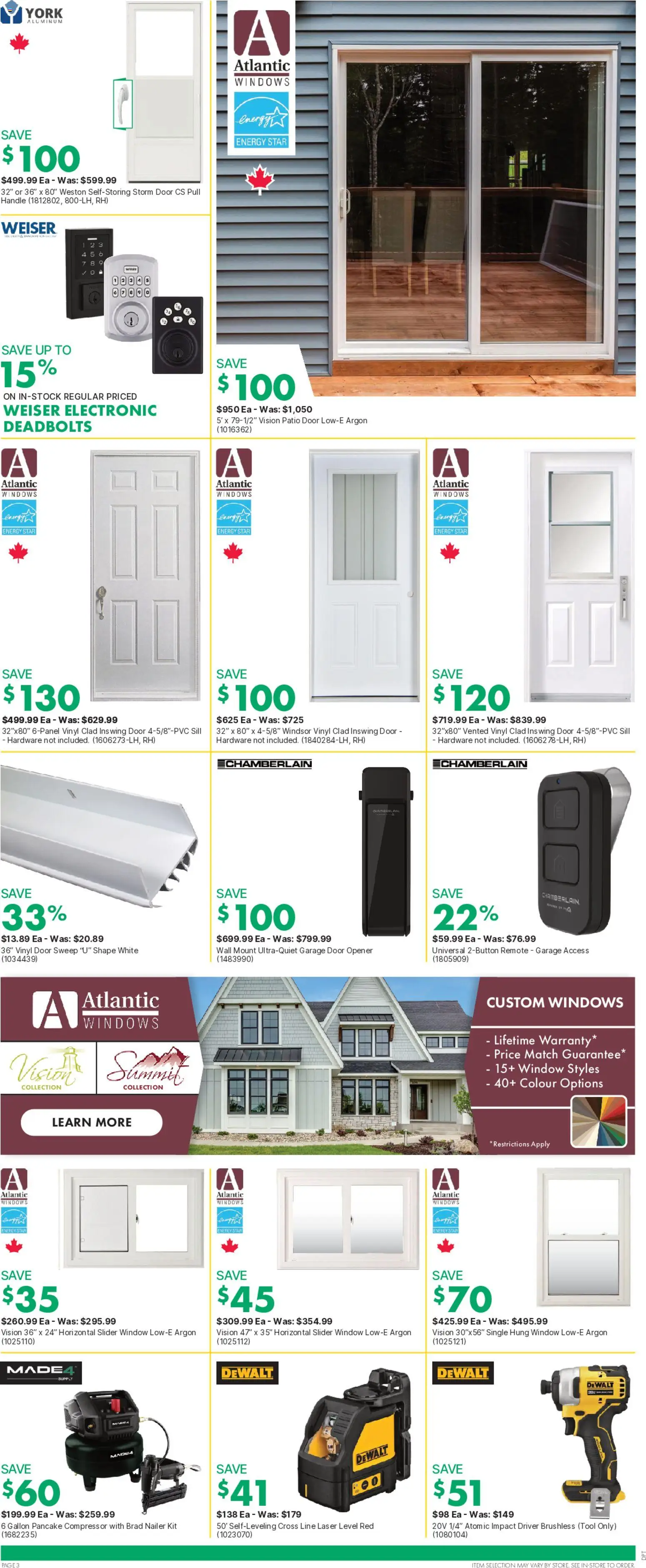 Kent flyer valid from Aug 20, 2026 | Page: 4 | Products: Compressor, Door