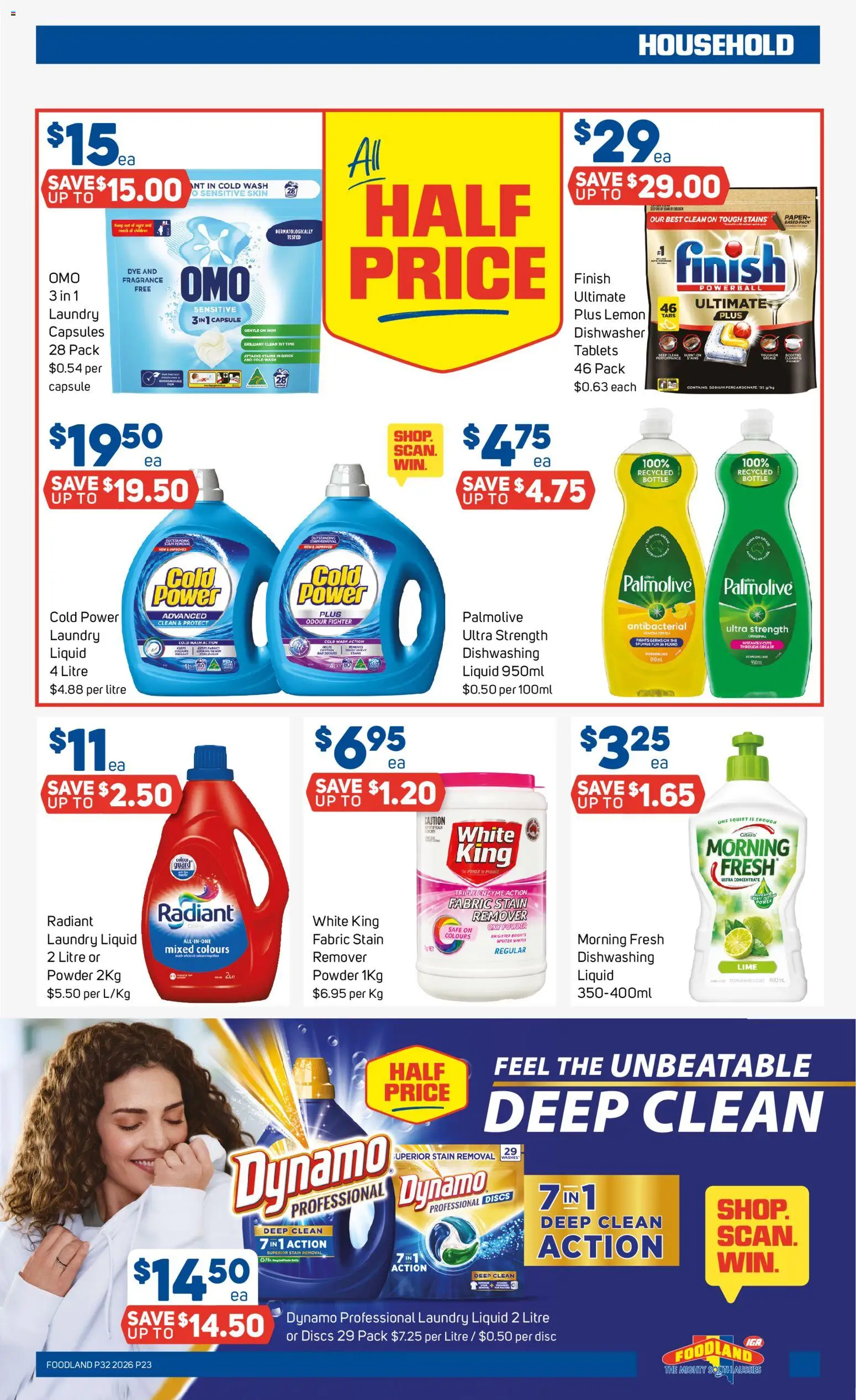 Foodland catalogue - valid from 05/08/2026 | Page: 23 | Products: Sponge, Lemon, Dishwasher, Sensitive skin