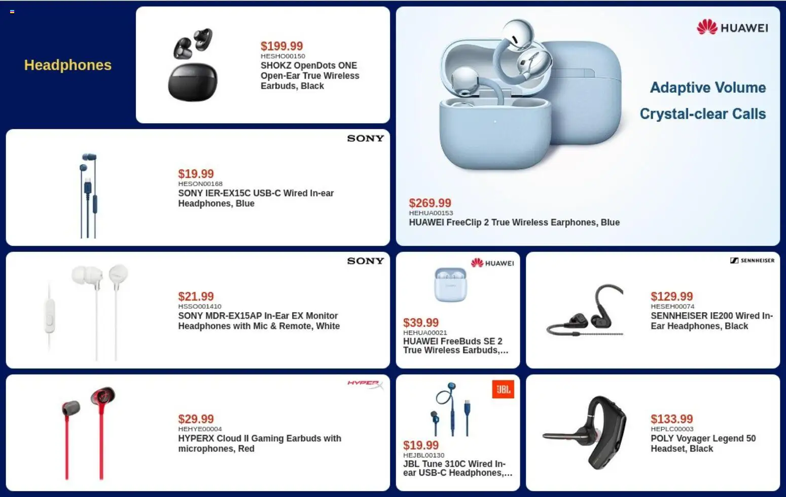 Canada Computers flyer valid from Jul 7, 2026 | Page: 7 | Products: Monitor, Headphones