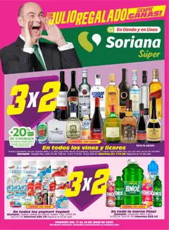 Vista previa de Soriana Julio Regalado Súper Nacional, nuevo folleto de la tienda, válido en México a partir del 17/07/2026