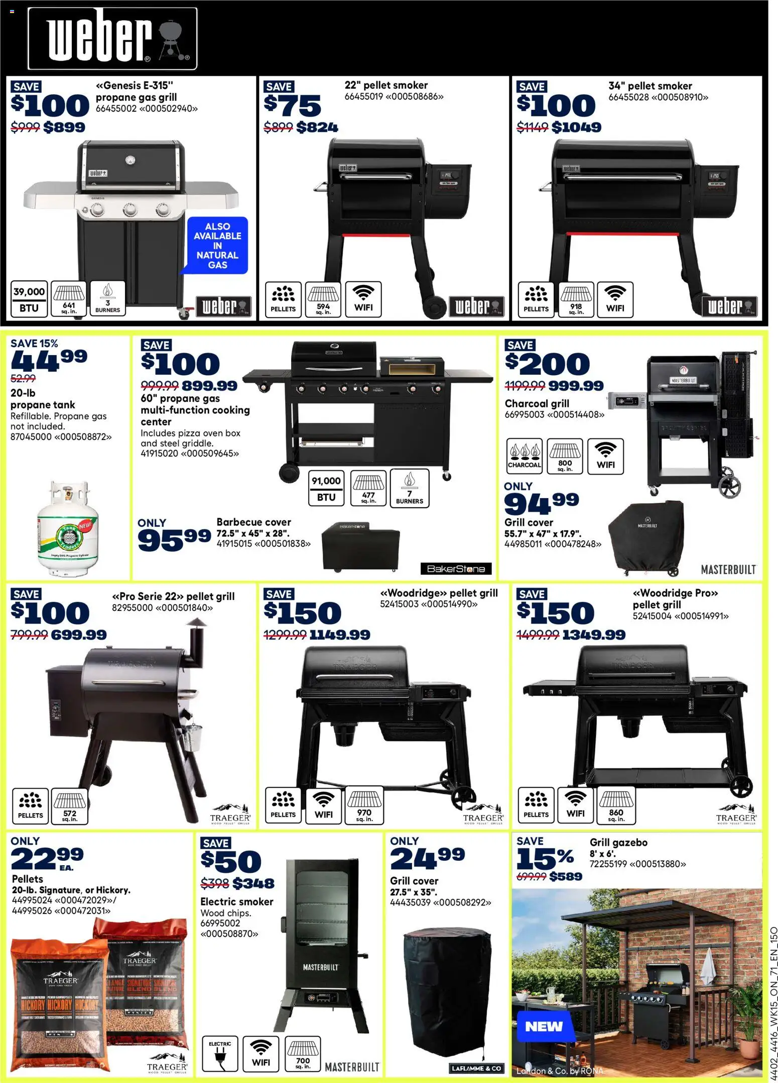 Rona flyer valid from 07.05.2026 | Page: 9 | Products: Oven, Grill, Box, Pizza
