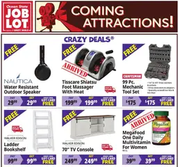 Preview of Ocean State Job Lot weekly ads valid from 10/15/2026