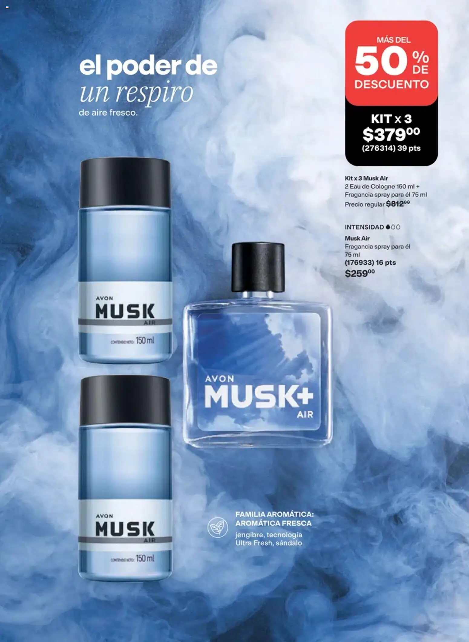 Nuevas ofertas de AVON válidas en toda la República Mexicana desde el 02/10/2026. ¡Encuentra las mejores ofertas en AVON campaña 15 2026! | Página: 77 | Productos: Fragancia