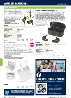 Preview of Jaycar Engineering & Scientific Catalogue 2025/2026  - valid from 09.07.2025 | Page: 404 | Products: Earphones, Microphone, Case, Stereo
