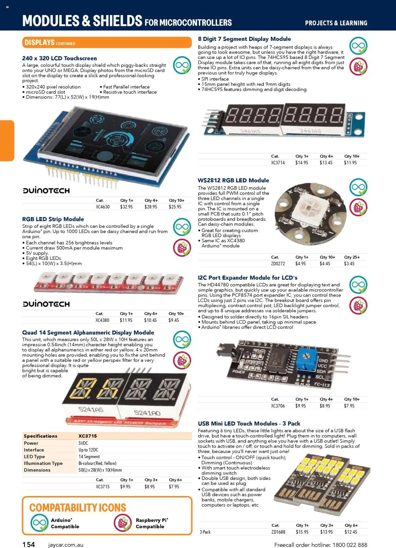 Jaycar catalogue - valid from 09/07/2025 | Page: 154 | Products: Jumper, Backpack, Strip, Mobile