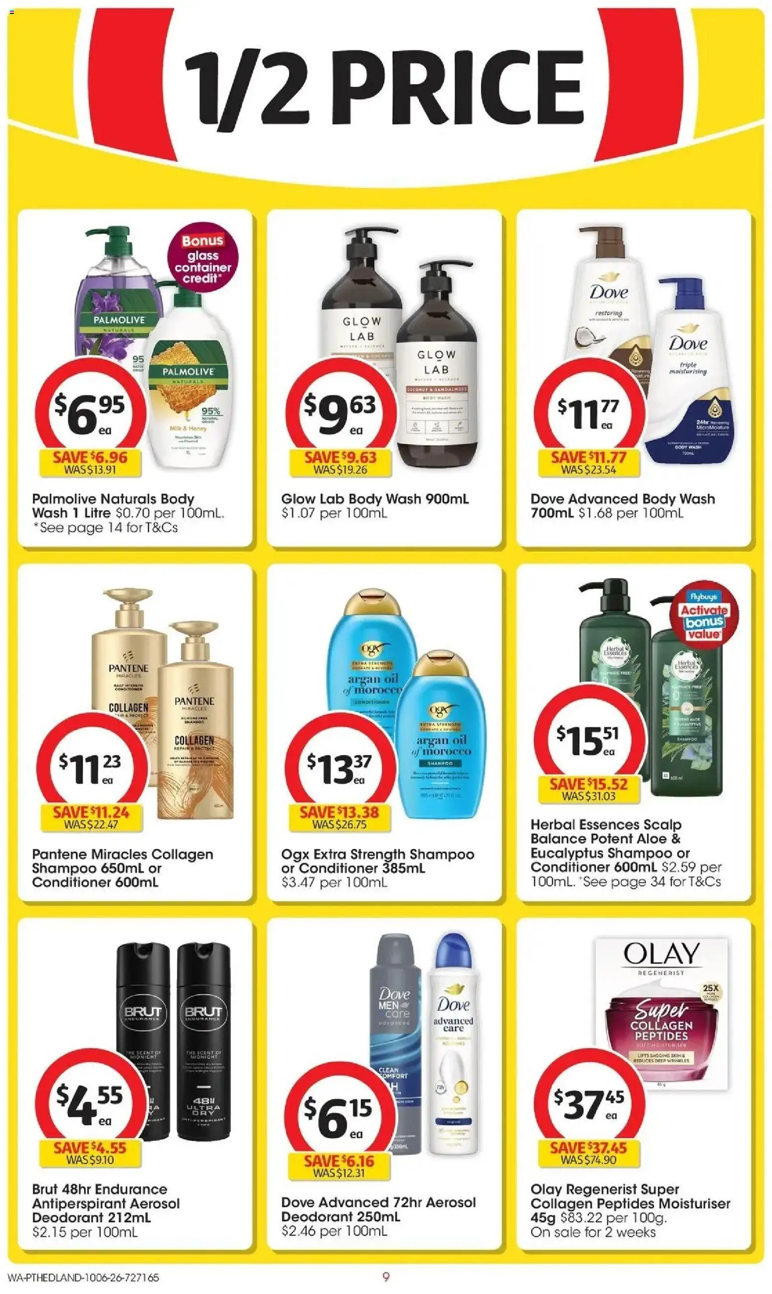 Coles catalogue - valid from 10.06.2026 | Page: 9 | Products: Conditioner, Honey, Moisturiser, Argan oil