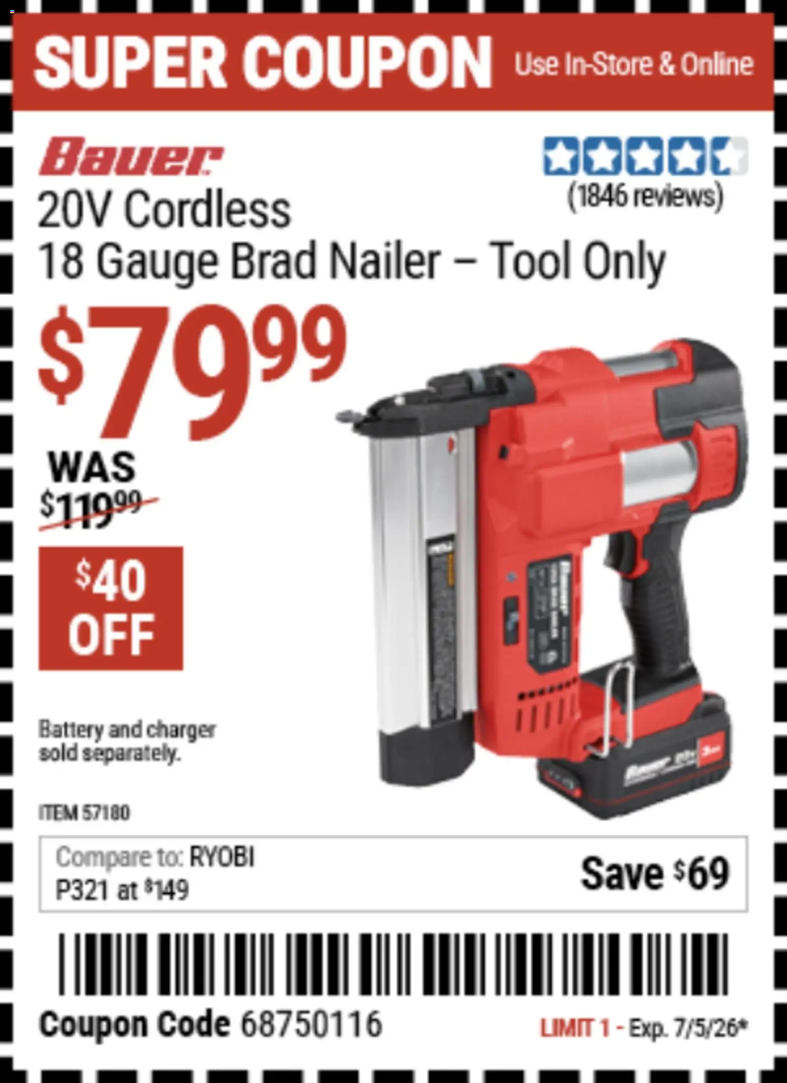 Harbor Freight Weekly Ad - valid from 06/22/2026 | Page: 3 | Products: Battery, Charger