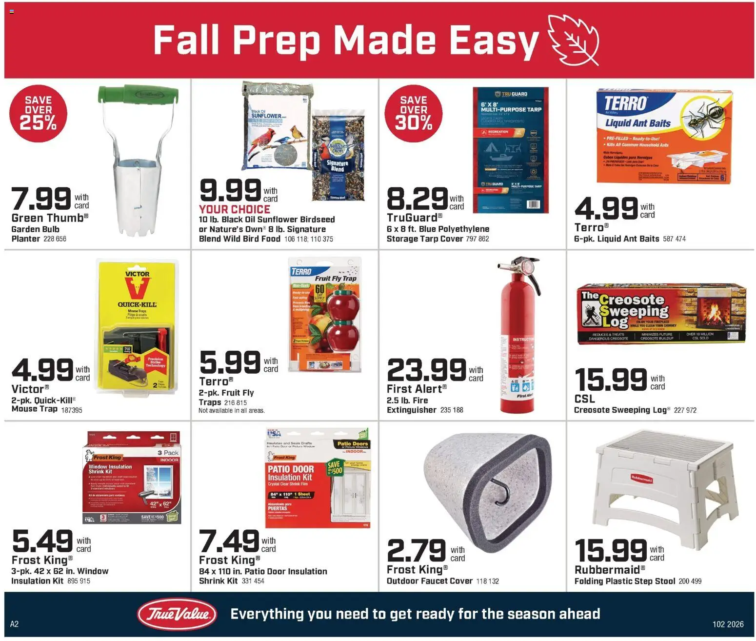 Family Fare True Value Ad - valid from 09/20/2026 | Page: 2 | Products: Doors, Oil, Fruit, Mouse