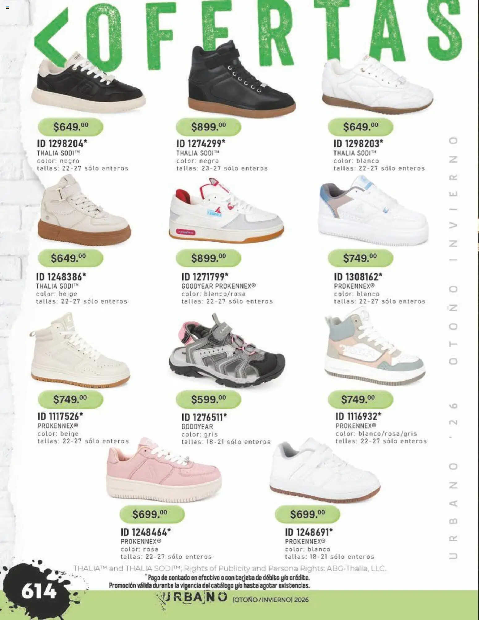 Nuevas ofertas de Price Shoes válidas en toda la República Mexicana desde el 31/07/2026. ¡Encuentra las mejores ofertas en Price Shoes catálogo Urbano! | Página: 614