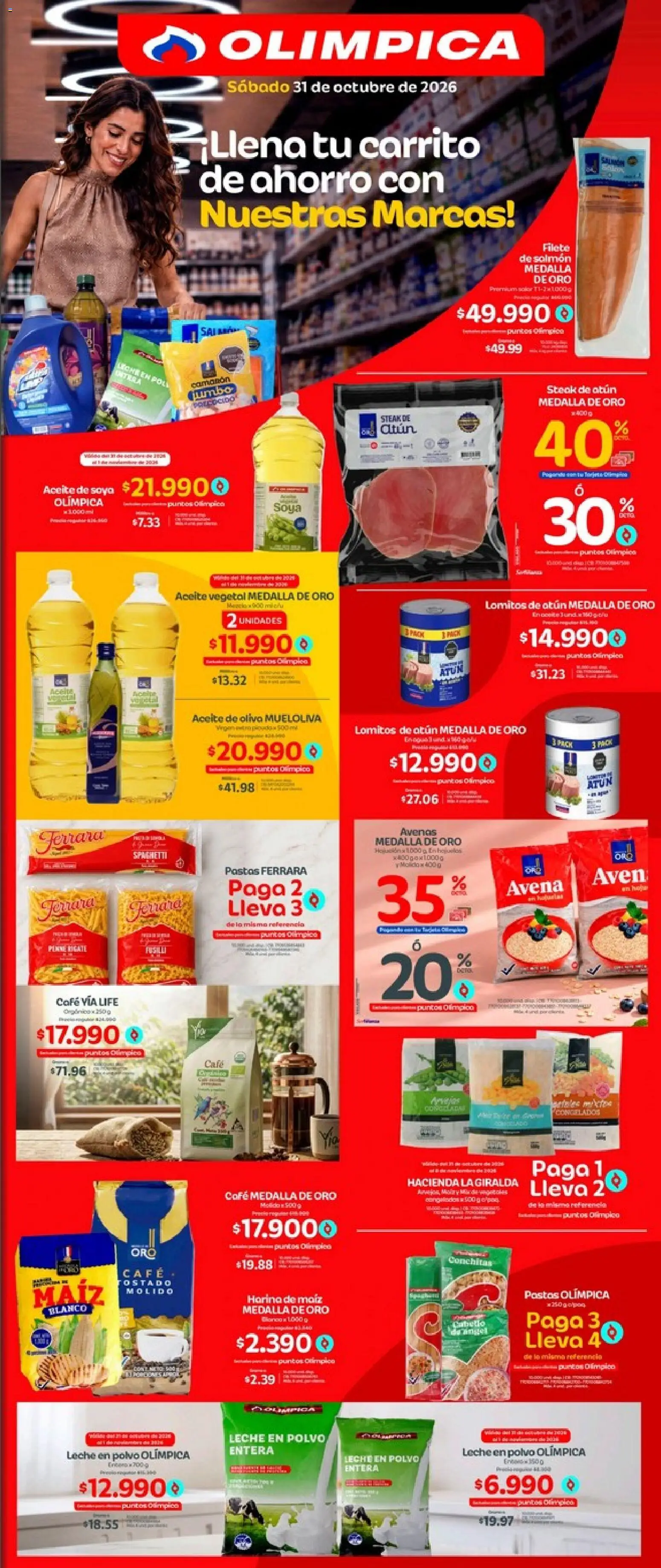 Olímpica revista - valida desde el 31/10/2026 | Página: 1