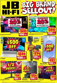 Preview of JB Hi-Fi Big Brand Selloutcatalogue - valid from 16/07/2026