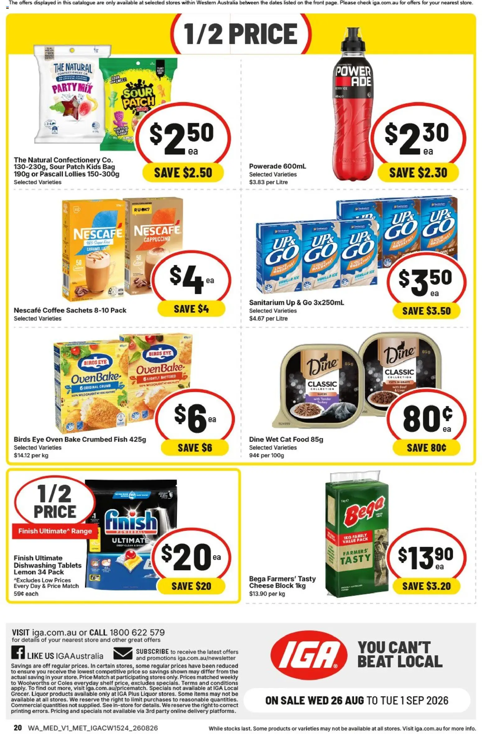IGA catalogue - valid from 26/08/2026 | Page: 17 | Products: Confectionery, Fish, Cappuccino, Ice