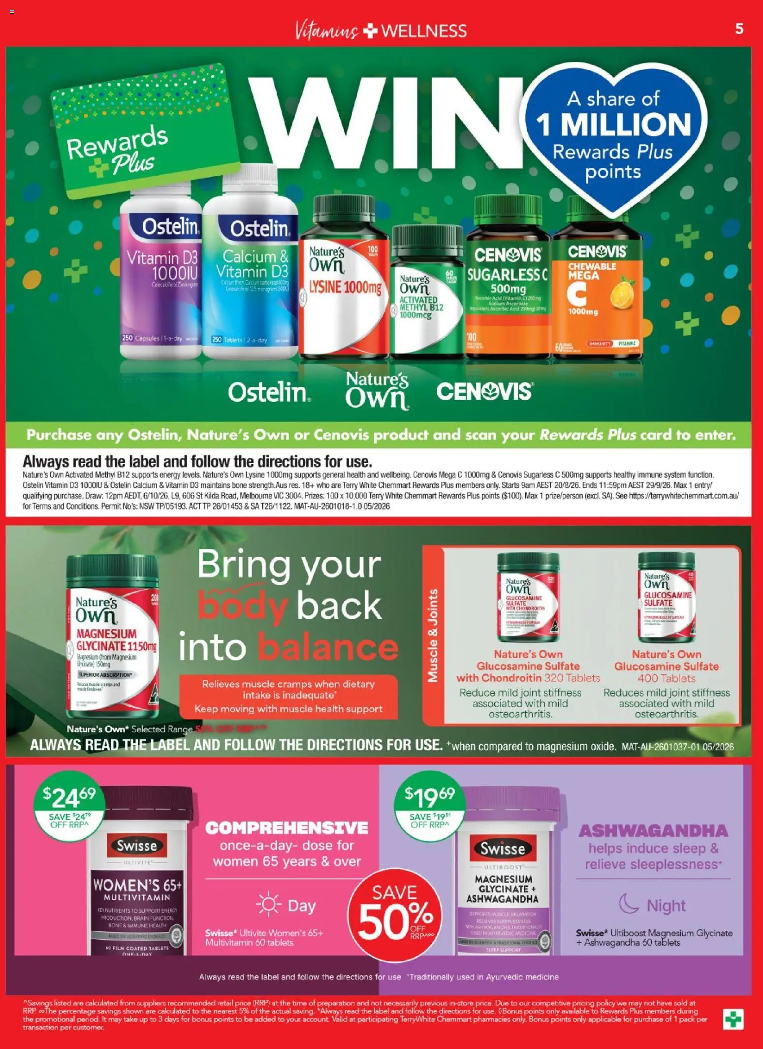 Terry White catalogue - valid from 20/08/2026 | Page: 5 | Products: Capsules, Ashwagandha, Tablets, Vitamin
