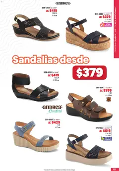 Vista previa de Andrea catálogo Outlet, nuevo folleto de la tienda, válido en México a partir del 03.05.2026 | Página: 153