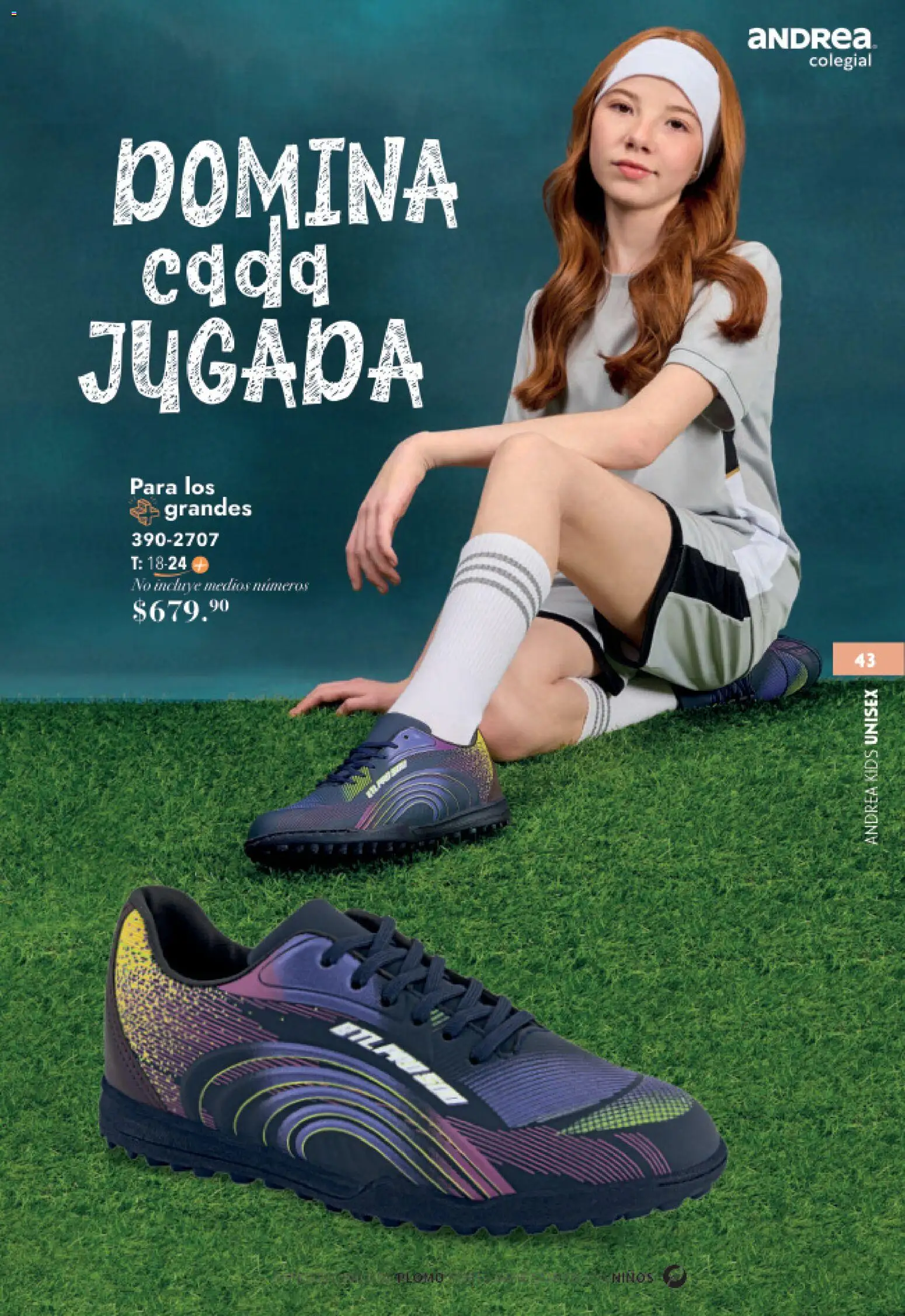Nuevas ofertas de Andrea válidas en toda la República Mexicana desde el 23/05/2026. ¡Encuentra las mejores ofertas en Andrea catálogo Colegial! | Página: 43